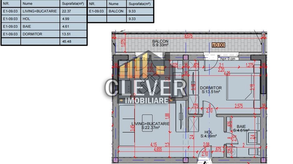 2 Camere tip Studio-Theodor Pallady Comision 0 - Schiță 7