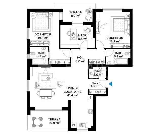 Vânzare, apartament 4 camere în zona Străulești - Poză 13