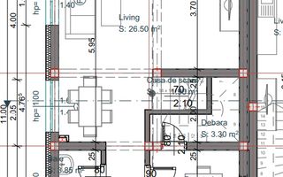 TRiplex cu 4 camere in Cartierul Arhitectilor, zona Lidl - Schiță 3