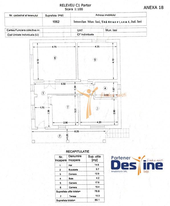 Casă individuală P+M, 164 mp utili + 1062 mp teren, COPOU - Poză 2