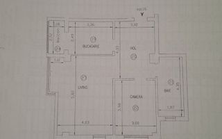 Apartament 2 camere, 69 mp, Hlincea – Zona Mănăstirea Cetățuia, bloc 2017, etaj 3/5 - Poză 9