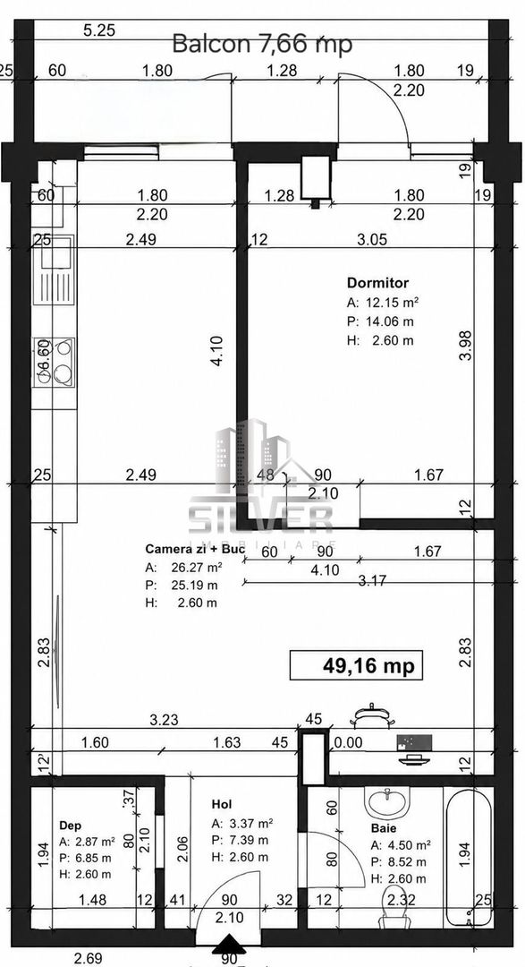 Apartamente cu 2 camere/47-48-49 mp/IMOBIL NZEB/TVA INCLUS. - Poză 4