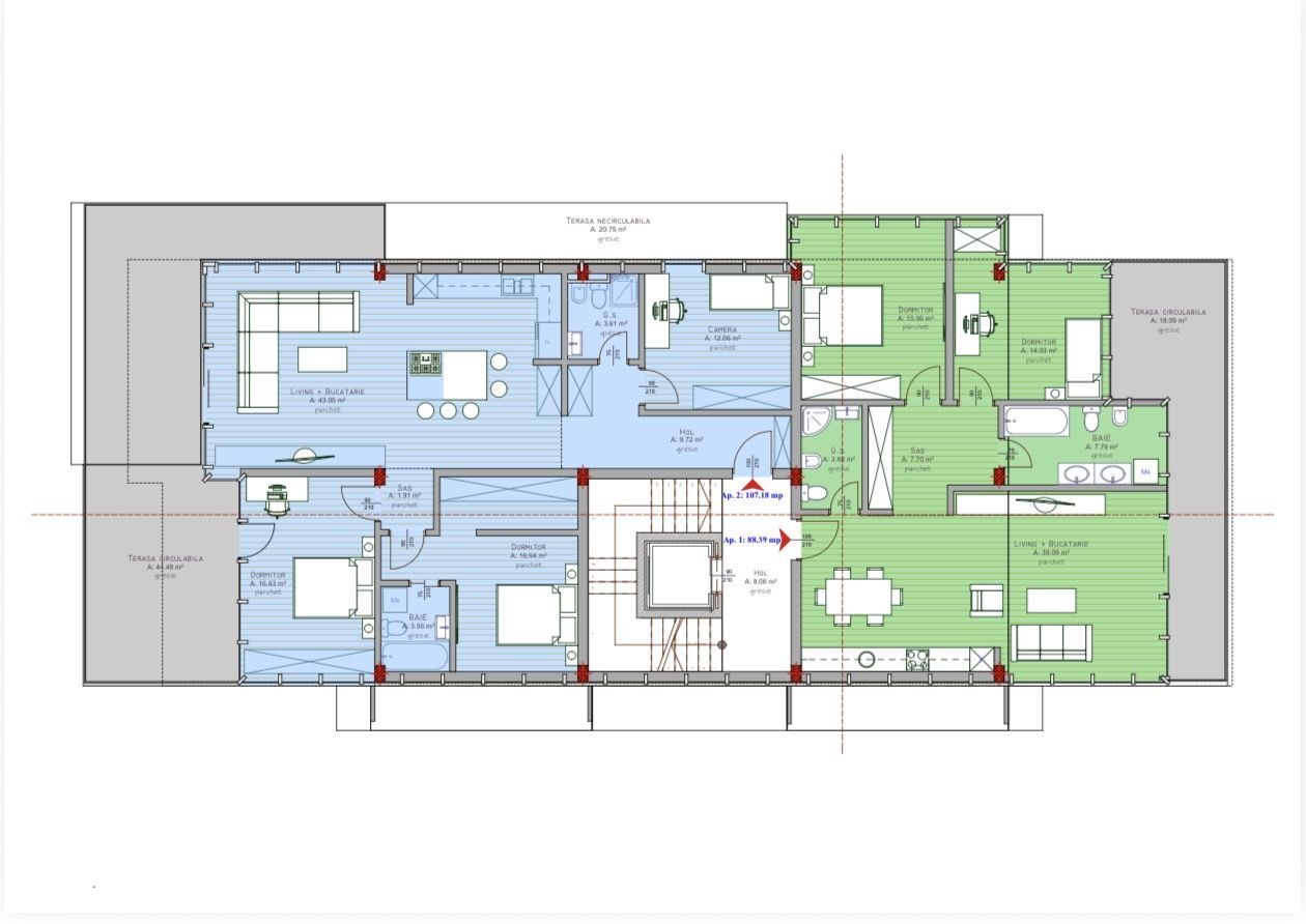 Teren cu autorizație | apart-hotel | 2S+3R+ER | Bună Ziua - Poză 13
