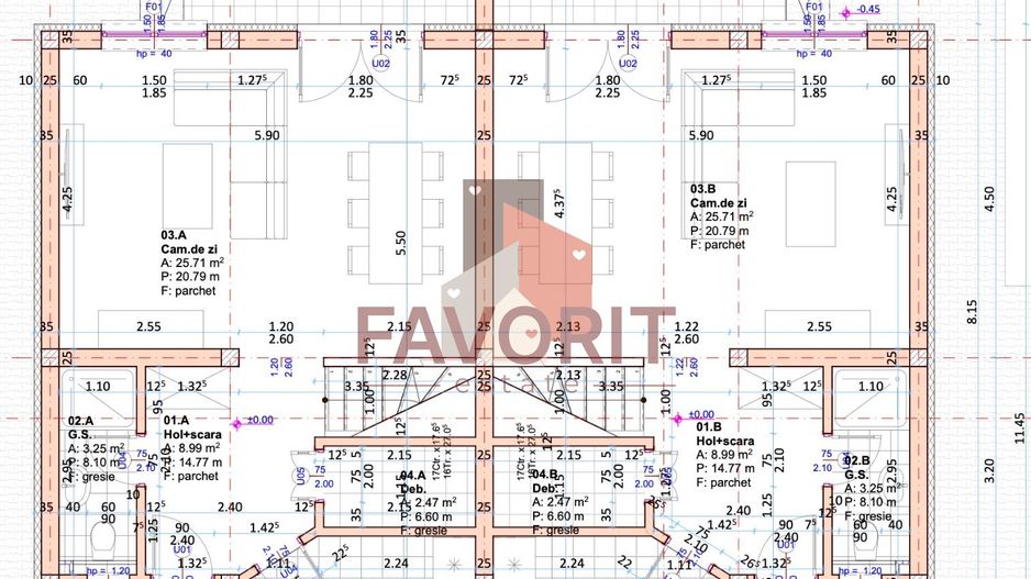 Duplex 4 camere | Mobilat | Giroc - Poză 16