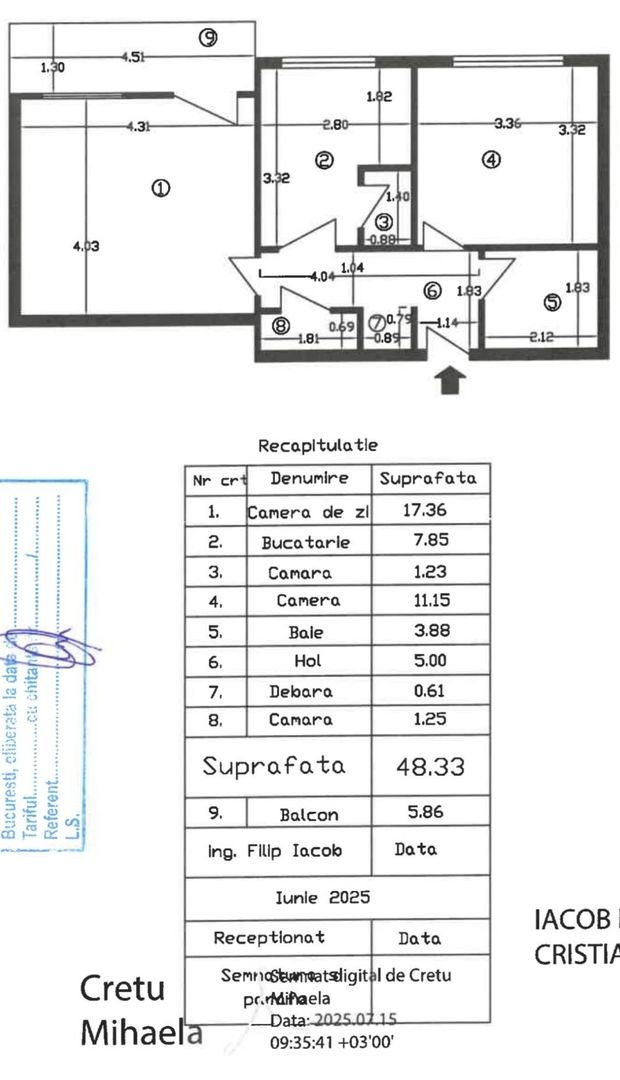 Apartament 2 camere  metrou favorit mall afi - Poză 3