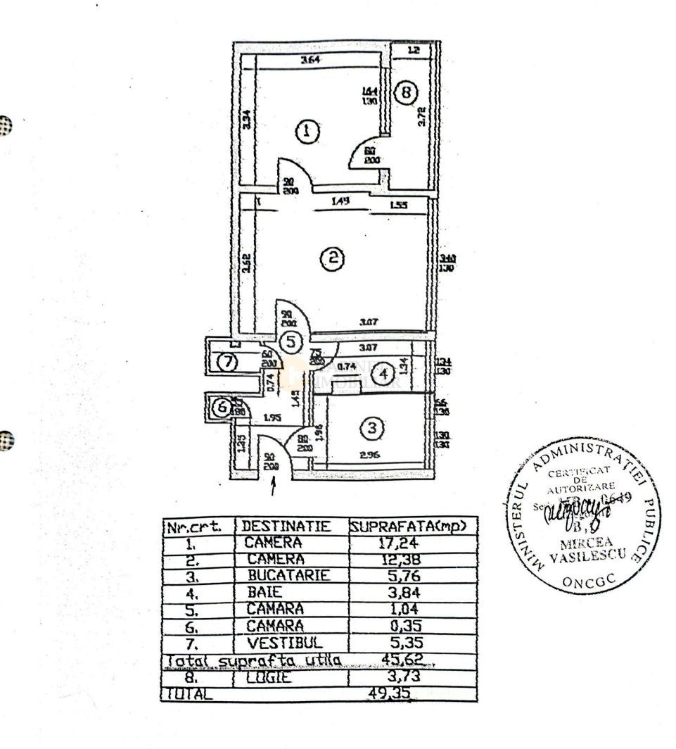2 camere  |  Bulevardul Nicolae Bălcescu  |  Fara Risc - Poză 7