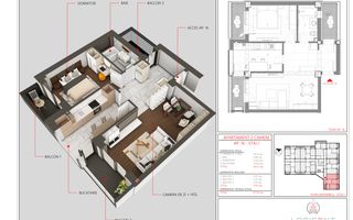 APARTAMENT NOU - 2 camere, ETAJ 1, Complex LOGICENT; - Poză 1