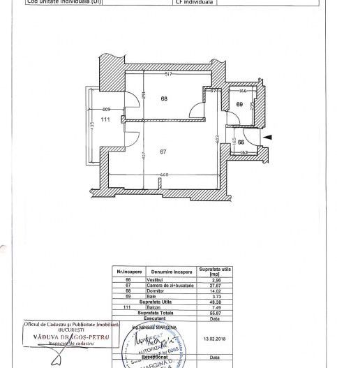 Apartament 2 camere Herastrau | Ideal Investitie | loc de parcare si boxa - Schiță 14
