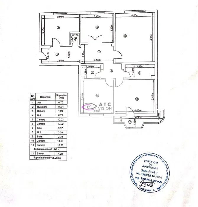 Apartament 4 camere - 13 Septembrie - Mall Prosper - Etaj 2 - 96mp - Poză 2