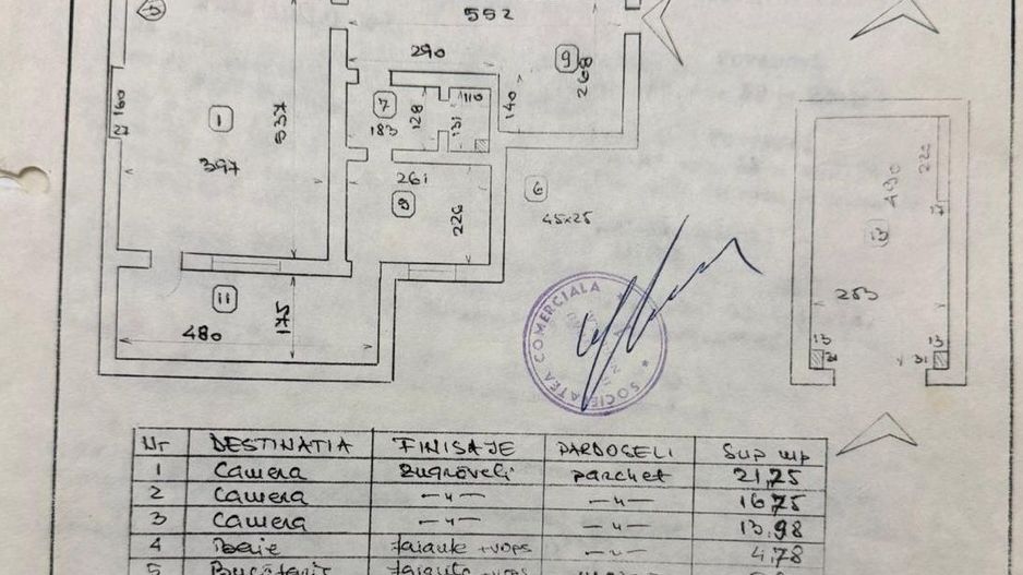 APARTAMENT 2 CAMERE | VICTORIEI | GARAJ - Schiță 13