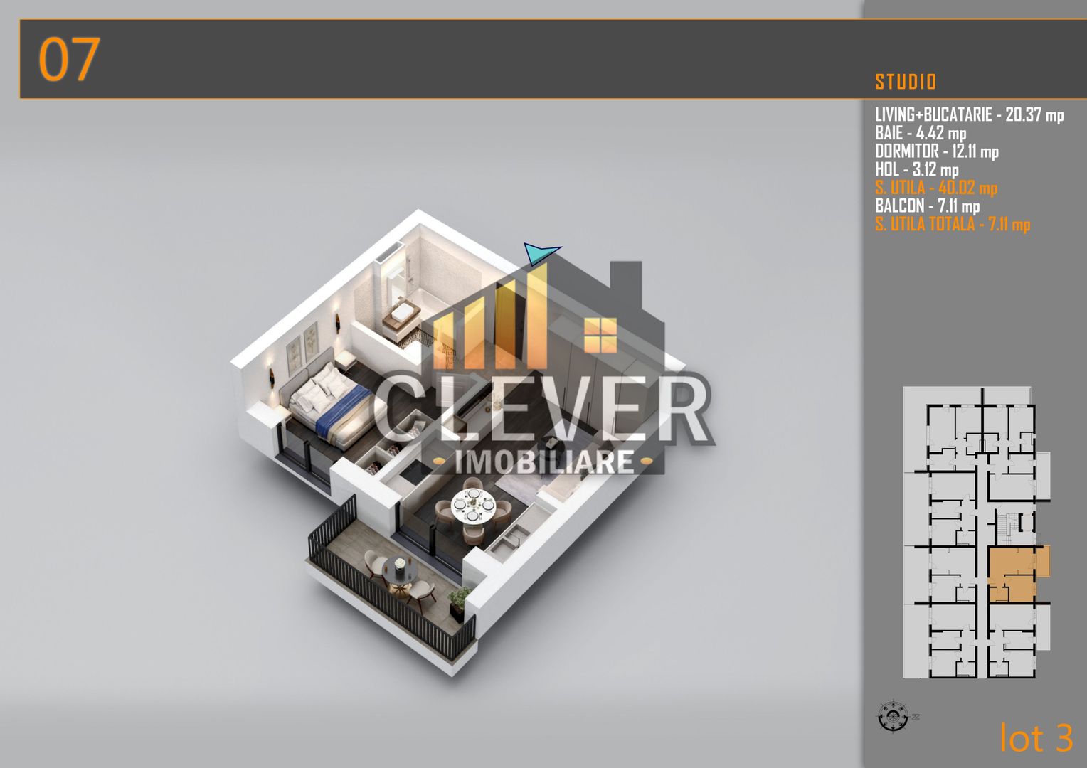 Apartament 2 Camere Pallady - 12 min Metrou Nicolae Teclu | Comision 0% - Poză 3