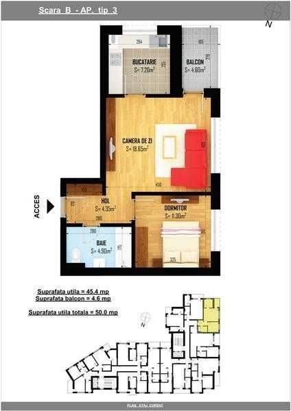 De vanzare apartament 2 camere  Grozavesti - Poză 10