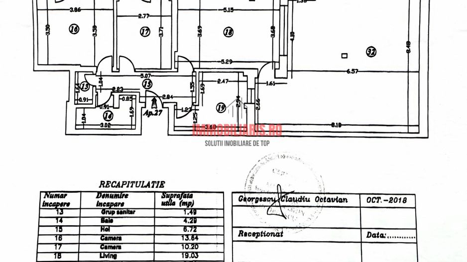 Th. Pallady Metrou - Terasă 58 mp - Centrală Proprie - Comision 0 - Poză 18