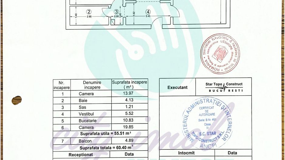CENTRALA PROPRIE - 2 camere spatioase adiacent Nerva Traian - Poză 10