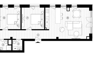 Apartament 4 camere, terasa 23mp, proiect nou,  Sibiu - Schiță 5