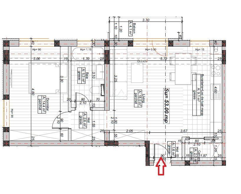 Etaj 1. Finisaje de top. Drum asfaltat. Loc de parcare. - Poză 8