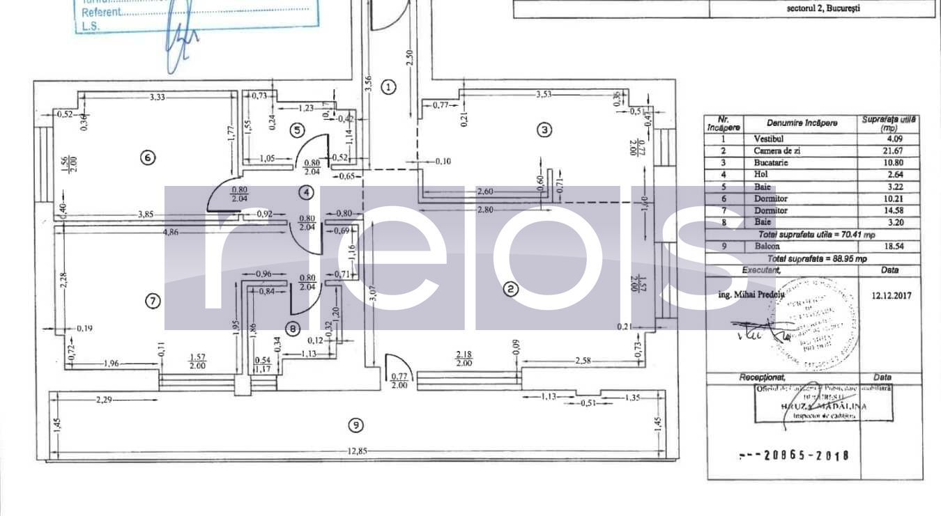VANZARE 3 CAMERE | ULTRAFINISAT | BELVEDERE | 71MP | TERASA 18MP | - Poză 26