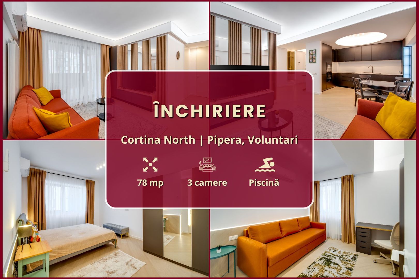Cortina North || 3 camere || Nou || Finisaje de lux || Comision 0% - Poză 2