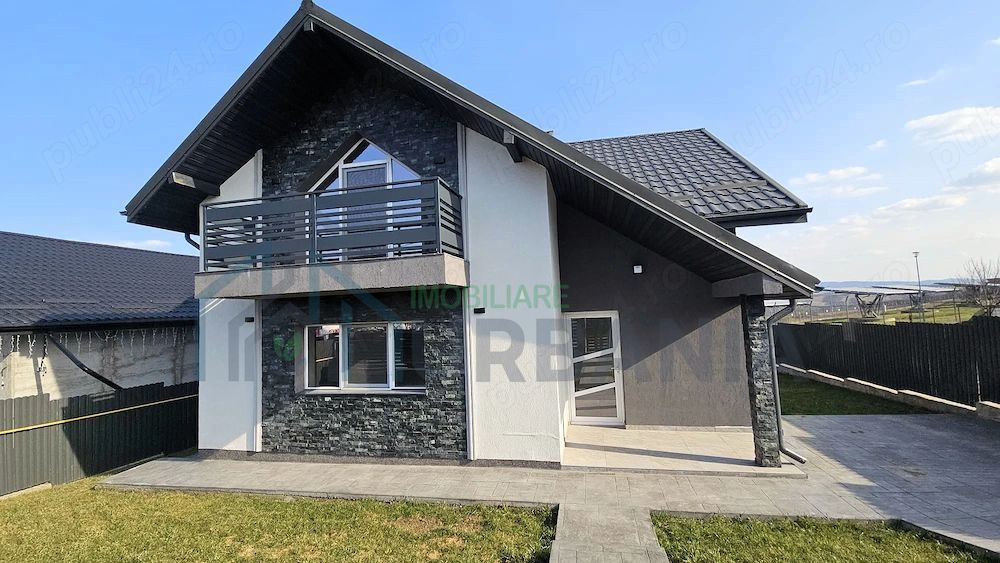 Casă modernă, 5 camere, clasa A, vedere lac, 500 mp teren, Ciurbești, Miroslava - Poză 2