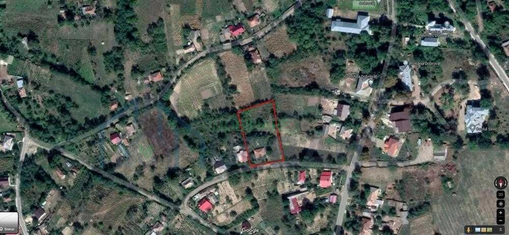 Teren intravilan central, Dobrovat 2377mp - posibilitate parcelare - Poză 1