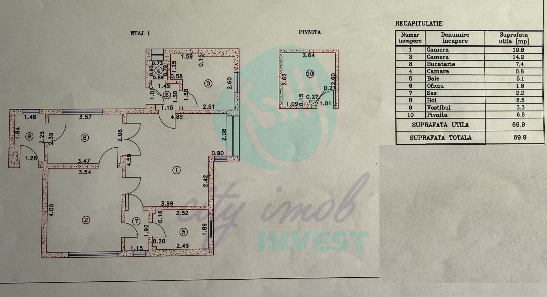 Apartament 2 camere | Renovat integral - Poză 3