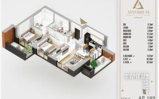 AP. 3CAM. DECOMANDAT - VATA BAZALTICA,TRIPAN /  ASTORIUM LIFE! - Poză 3