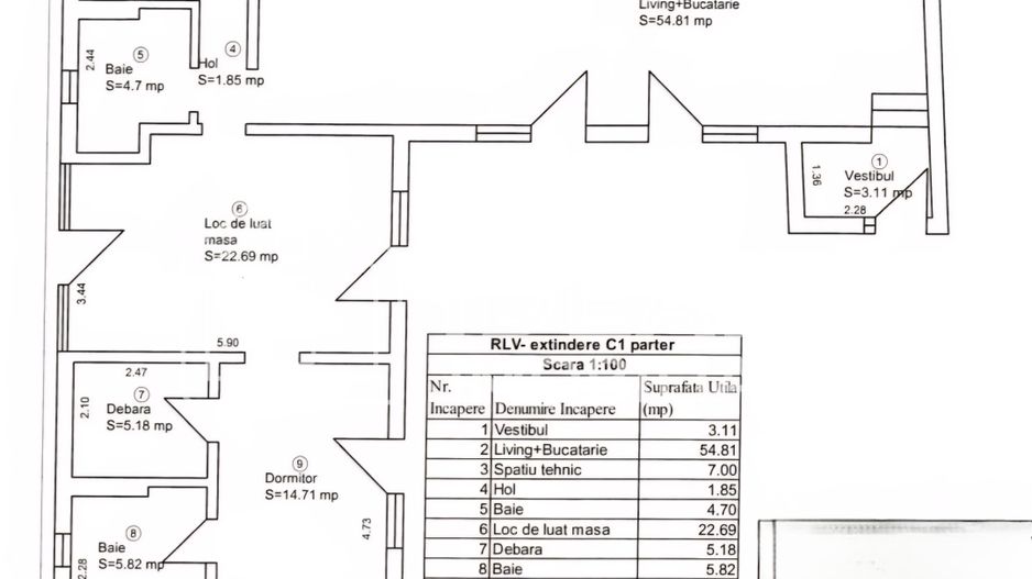 Casă Individuală de Vânzare | In Cisnădioara | 900 mp teren | 187 mpu - Schiță 21