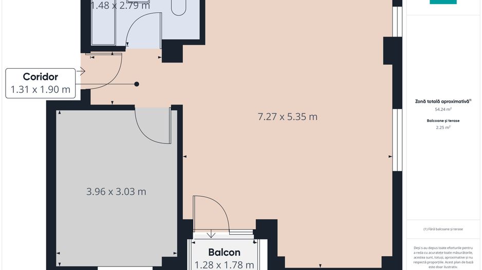 Apartament cu 2 camere, etaj 1, zona Torontalului - Poză 8