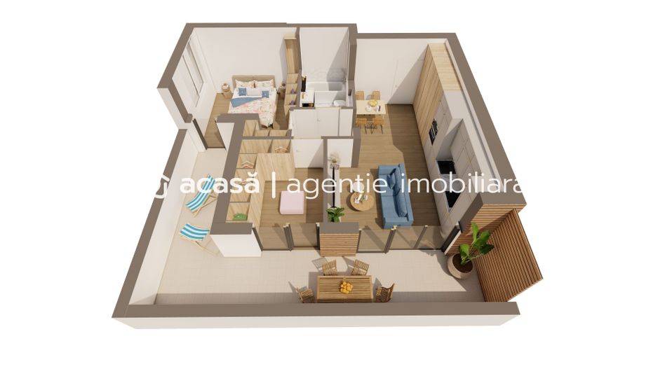 Penthouse NOU 2 camere ARED RED9 - Comision 0% - Poză 2