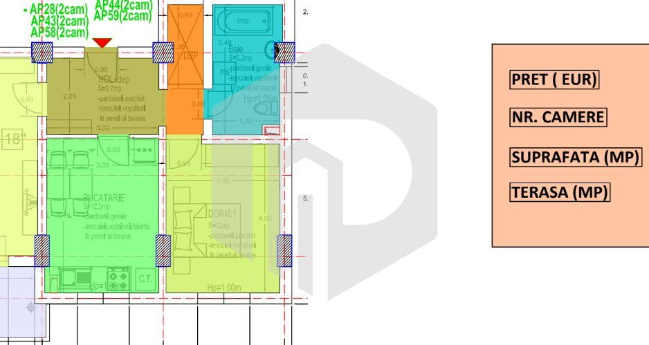 Rahova | Apartament 2 camere | Bucatarie Separata | Hipodrom IV - Poză 6