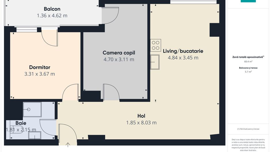 Apartament cu 3 camere pe Malul Mureșului - Poză 13