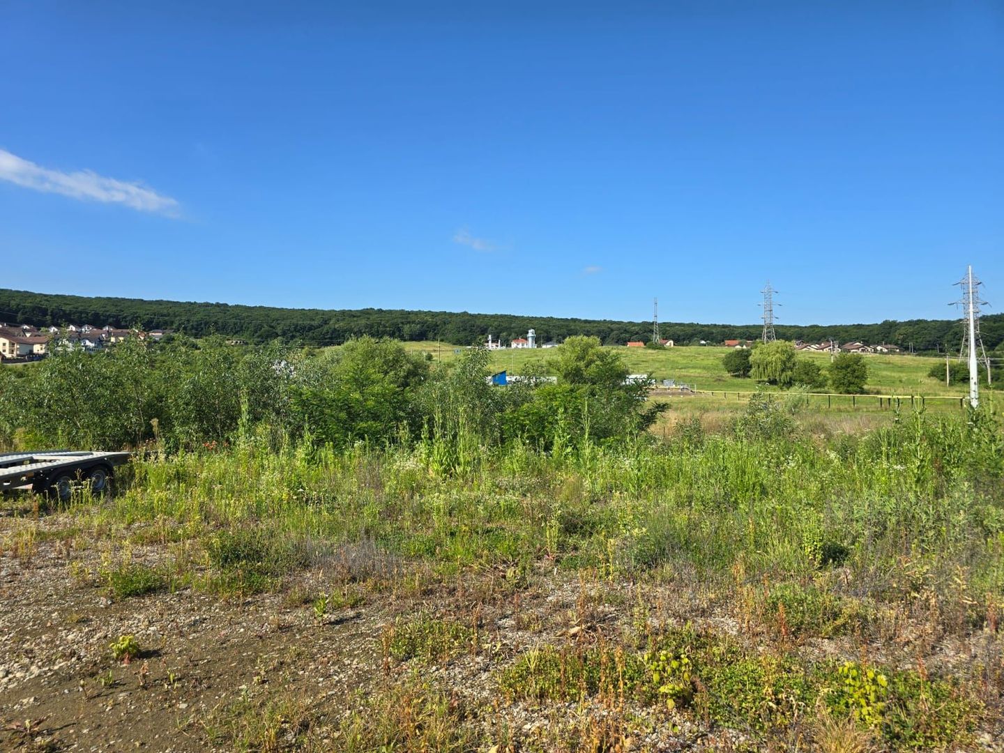Teren 6.400 mp. cu deschidere de 58 m la E 60 - Poză 4