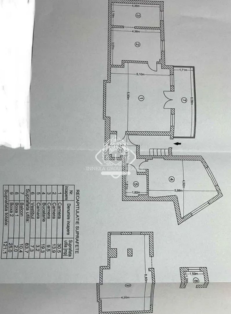 Parcul Cismigiu | Apartament 4 camere in vila interbelică | Terasa si curte - Poză 9