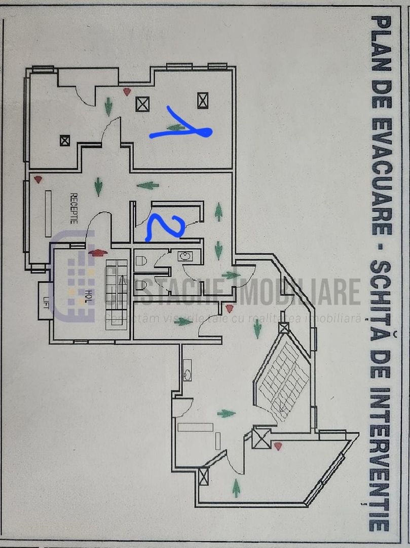 Spatiu comercial 80 mp. util, comp. flexibila, Etj 2/ 3, acces lift_Tineretului - Poză 9