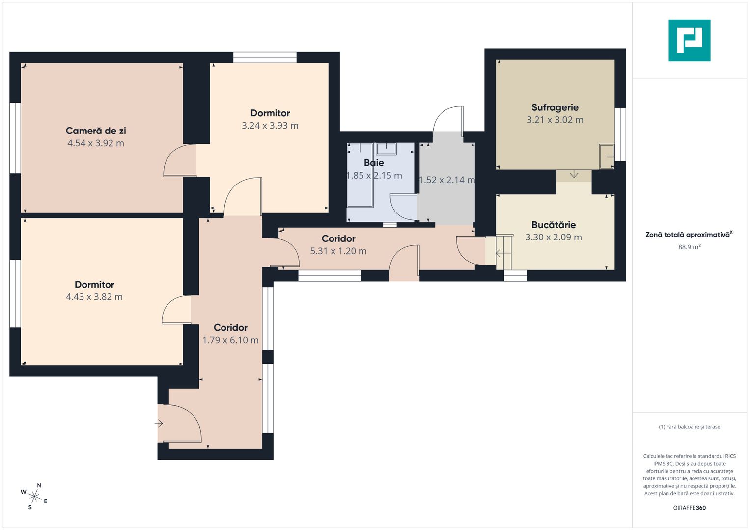 Casă cu 3 camere din văiugă în Macea - Poză 8