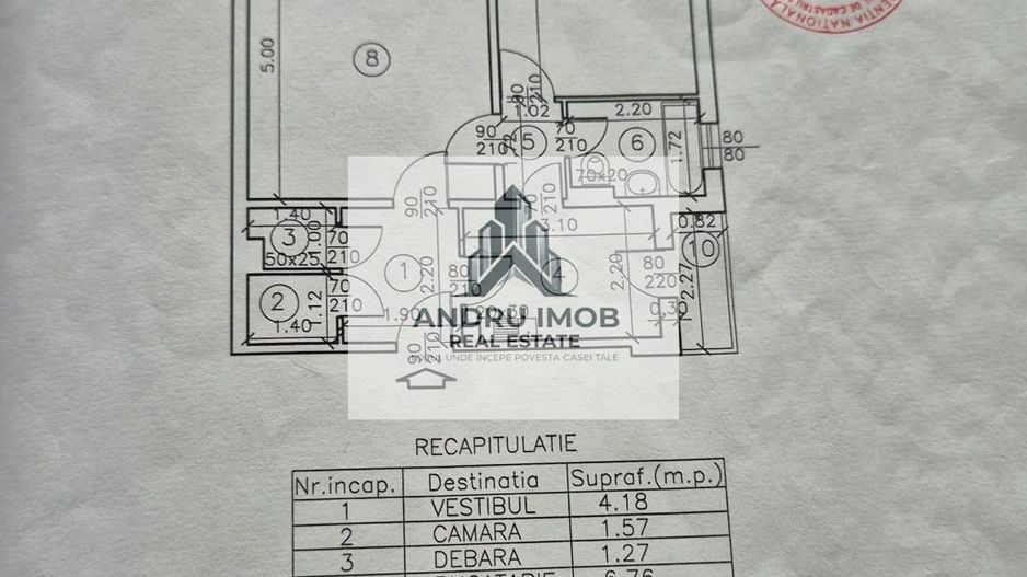 Apartament 2 Camere decomandat / Metrou Costin Georgian - Poză 16