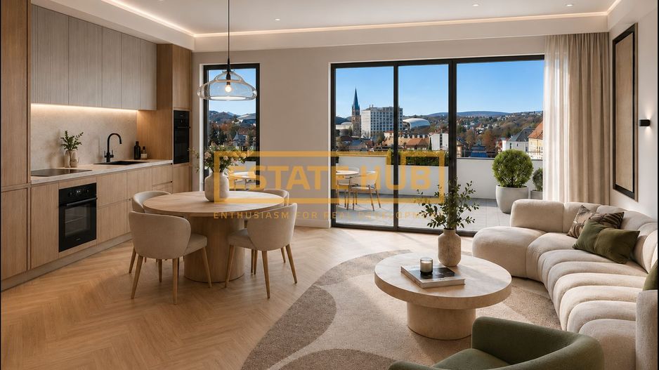 3 camere Clinicilor | terasa 30 mp| vedere spre Parcul Central | Comision 0% - Poză 8