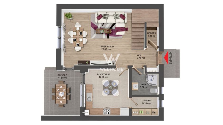 Casă individuală nouă de vânzare – Șura Mare - Sibiu - Schiță 6