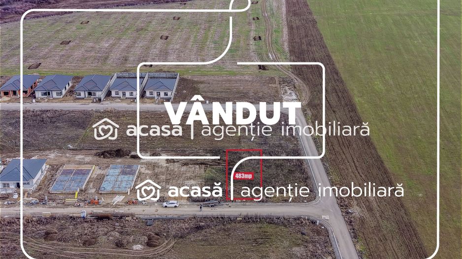 VÂNDUT - Teren intravilan 483 mp – Cartier Via Carmina, Arad - Poză 1
