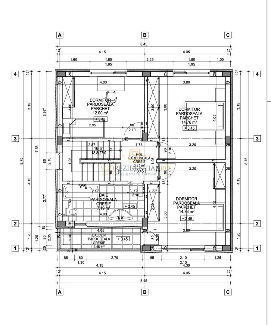 Vilă de vânzare în Comuna Berceni | 4 camere, teren 451 mp - Schiță 5