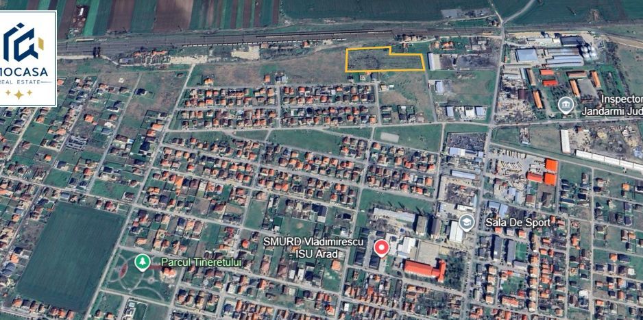 Investiție Teren de vanzare Intravilan 13.000 mp, Vladimirescu Arad - Poză 3