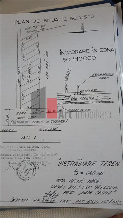 Teren de vanzare Breaza Cornu iesire la DN 1 - Schiță 2