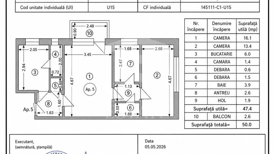 Astra-Apartament 2 camere 50 mp - Poză 2