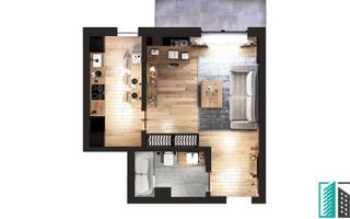 Apartament 1 camera NEMOBILAT/BIROU Bucium - Poză 7