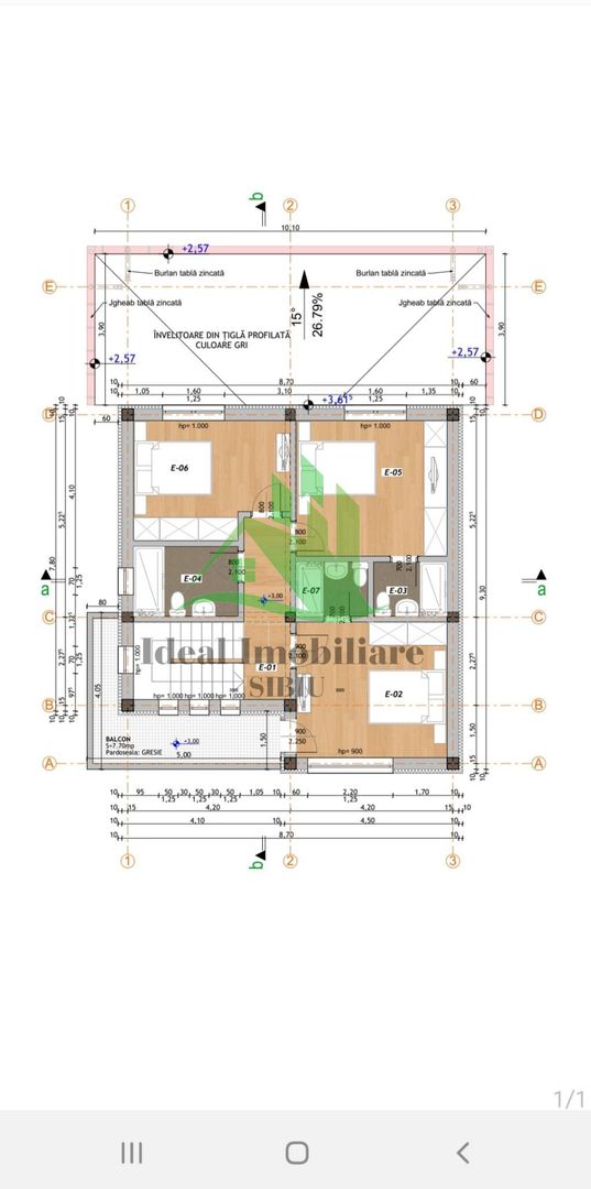 Casa Individuala ROSU cu 4 camere, zona Strand - Schiță 8