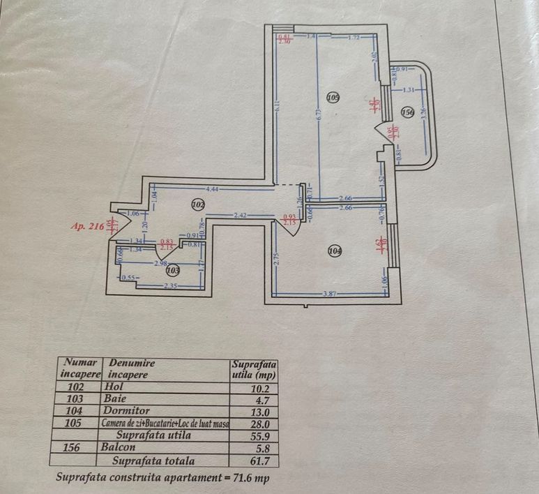 2 CAMERE + LOC DE PARCARE INLUS || PIPERA PORCHE - Schiță 28