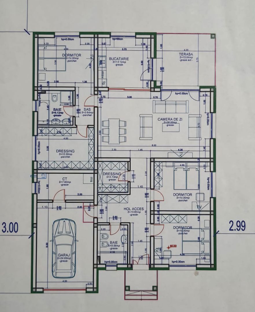 Locuinta individuala cu garaj- in stil mediteranean - Poză 9