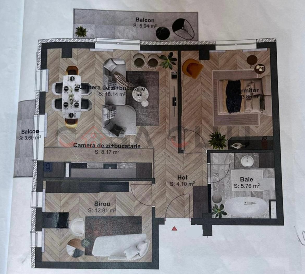 Apartament ultramodern de 3 camere, bloc nou, Mărăști ! - Poză 9