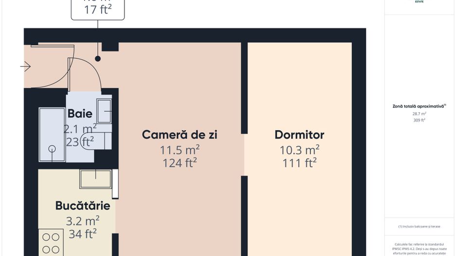 Apartament cu 2 camere etaj 3 - Zona Intim - Arad - Poză 17