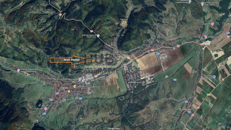 Teren Zarnesti cu pozitionare panoramica PUZ si Utilitati | Schimb cu apartament - Poză 2